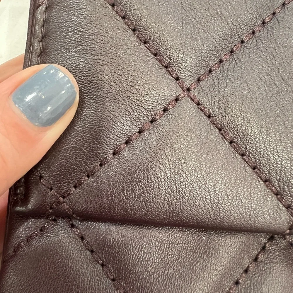 Kate Spade Emerson Place Lenia Deep Plum Shoulder Bag 10 X 8